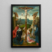 Calvaire - Master of 1518 — framed artwork on a wall