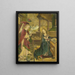 Annunciation to the Virgin - Master of the Salem Altar — framed artwork on a wall
