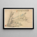 Landscapes in various styles after the old masters 1 - Mei Qing — framed artwork on a wall