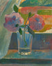 a Still life with flowers in a glass - Meijer Isac de Haan — artwork view
