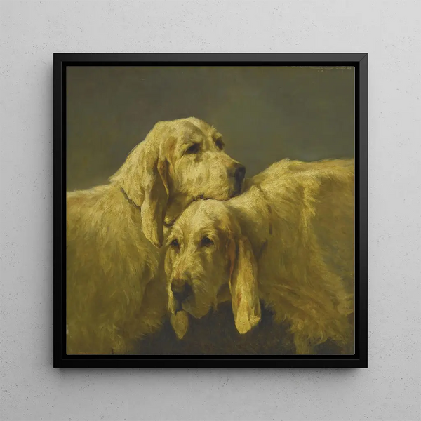 Best friends - John Emms — framed artwork on a wall
