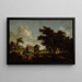 Les Moulins - Meindert Hobbema — framed artwork on a wall