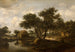 Watermill Painting - Meindert Hobbema — artwork view