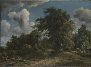 Route forestière - Meindert Hobbema — artwork view
