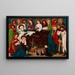 Dormition of the Mother of God - Master of Drapery Studies — framed artwork on a wall