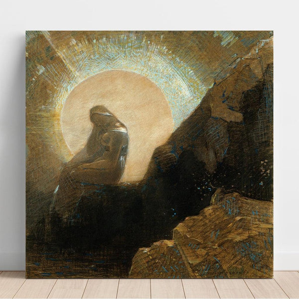 Reproduction of the painting Melancholy - Odilon Redon