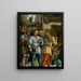 L'Annunciation and the Adoration of the Shepherds - Melchior Feselen — framed artwork on a wall