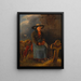At the Cemetery - Melchior Fritsch — framed artwork on a wall