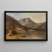 on the shore of Lake Langbathsee - Melchior Fritsch — framed artwork on a wall