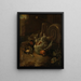Birds dead - Melchior d'Hondecoeter — framed artwork on a wall