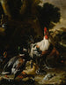Ducks, hens, and other poultry in a courtyard - Melchior d'Hondecoeter — artwork view