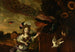 Little girl with peacocks - Melchior d'Hondecoeter — artwork view