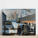 Reproduction of the painting Men of the Docks - George Bellows
