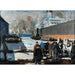 Reproduction of the painting Men of the Docks - George Bellows