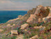 Coastal Landscape Painting in Croatia - Menci Clement Crnčić — artwork view