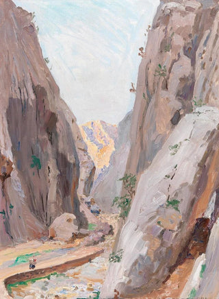 Menci Clement Crni - View of the Mountains Near Zadar.webp