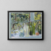 Window sill with bottles, a glass globe, and an apple - Menso Kamerlingh Onnes — framed artwork on a wall