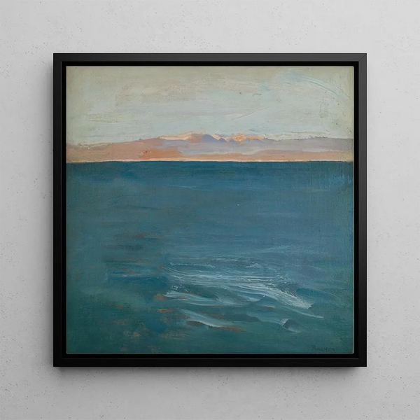 Red Sea at Suez - Akseli Gallen-Kallela — framed artwork on a wall