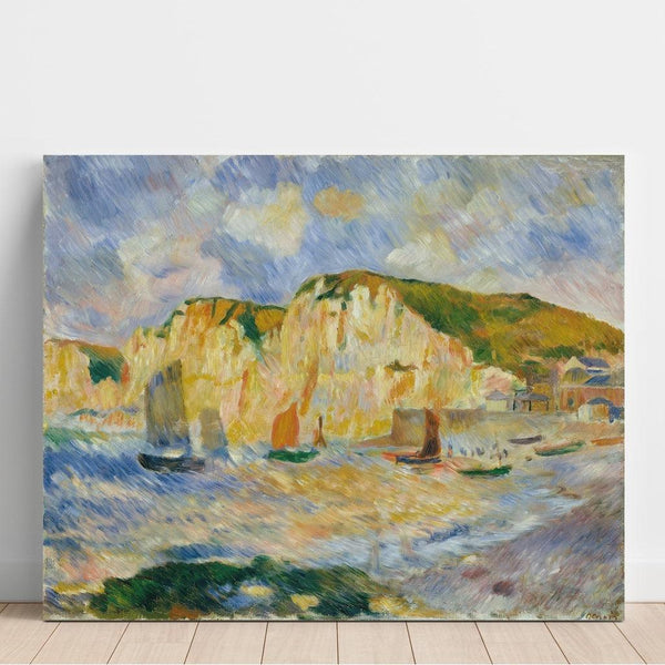 Reproduction of the painting Sea and Cliffs - Pierre-Auguste Renoir