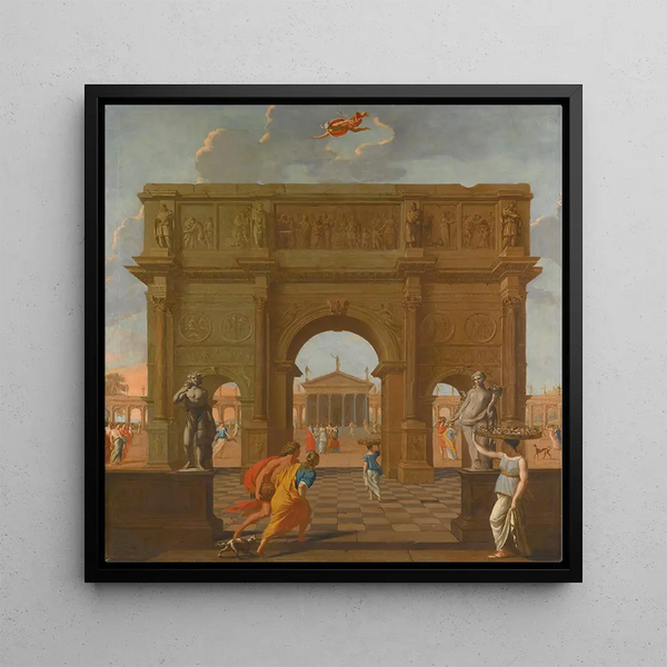 Mercury and Herse - Jean Lemaire — framed artwork on a wall