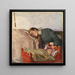 Mother and Child - Christian Krohg — framed artwork on a wall