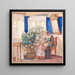 Mother and child looking at images, Anna and Hans Syberg - Fritz Syberg — framed artwork on a wall