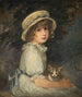 Girl with a Cat - Meta Plückebaum — artwork view