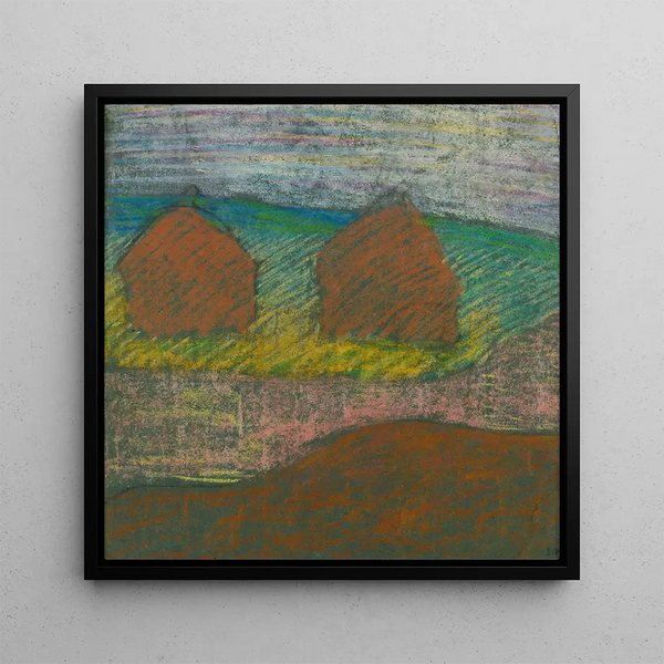 Meules - Édouard Vuillard — framed artwork on a wall
