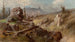 Landscape painting with fallen tree - Meyer Straus — artwork view