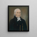 Captain Abraham Vorhees - Micah Williams — framed artwork on a wall