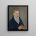 Portrait of a Young Boy - Micah Williams — framed artwork on a wall