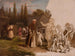 a family of nobles and a monk - Michał Elwiro Andriolli — artwork view