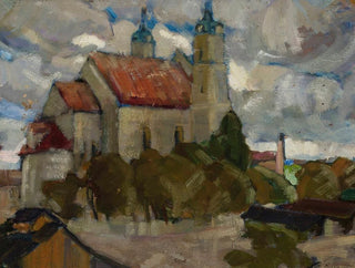 Church among the trees - Michał Rouba — artwork view