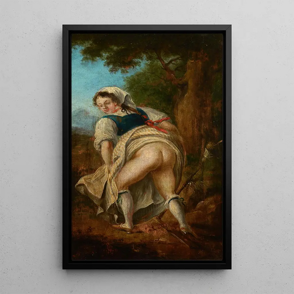 Fileuse frivole - Michał Stachowicz — framed artwork on a wall