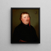 Portrait of a noble with the coat of arms of Abdank Izydor Chemicki - Michał Stachowicz — framed artwork on a wall