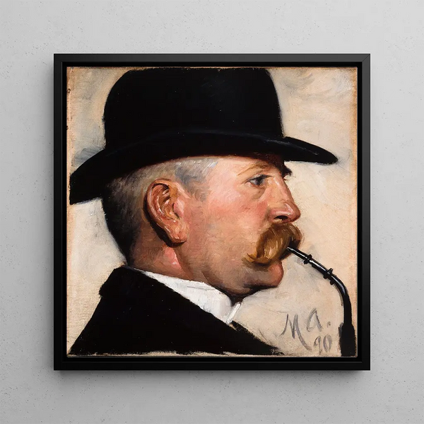 Michael Therkildsen - Michael Ancher — framed artwork on a wall