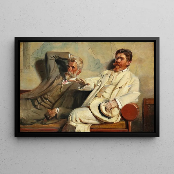 Study of Art Critiques - Michael Ancher — framed artwork on a wall