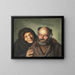 Bonatzi et la joyeuse Elsie - Michael Ancher — framed artwork on a wall