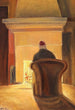 Holger Drachmann near the fireplace in Skagen - Michael Ancher — artwork view