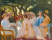 The Actors' Lunch at Skagen - Michael Ancher — artwork view