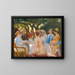 The Actors' Lunch at Skagen - Michael Ancher — framed artwork on a wall