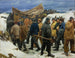 The lifeboat is carried across the dunes - Michael Ancher — artwork view