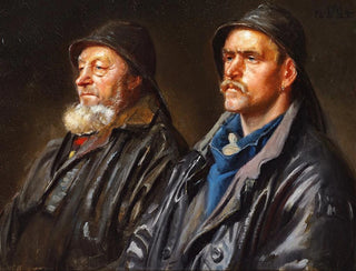 Fishermen - Michael Ancher — artwork view