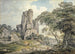 View of a Ruined Castle - Michael Angelo Rooker — artwork view