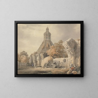 Cuisine des moines à Glastonbury - Michael Angelo Rooker — framed artwork on a wall