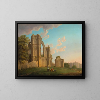 Abbey of Sainte-Marie de York - Michael Angelo Rooker — framed artwork on a wall