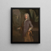 A Man Unknown - Michael Dahl — framed artwork on a wall