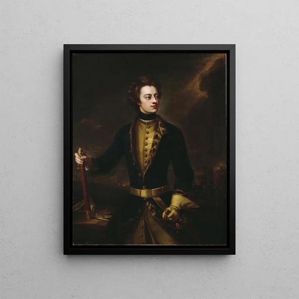 The King Charles XII of Sweden - Michael Dahl — framed artwork on a wall