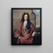 Portrait of a Man - Michael Dahl — framed artwork on a wall