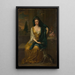 Portrait of a Woman - Michael Dahl — framed artwork on a wall